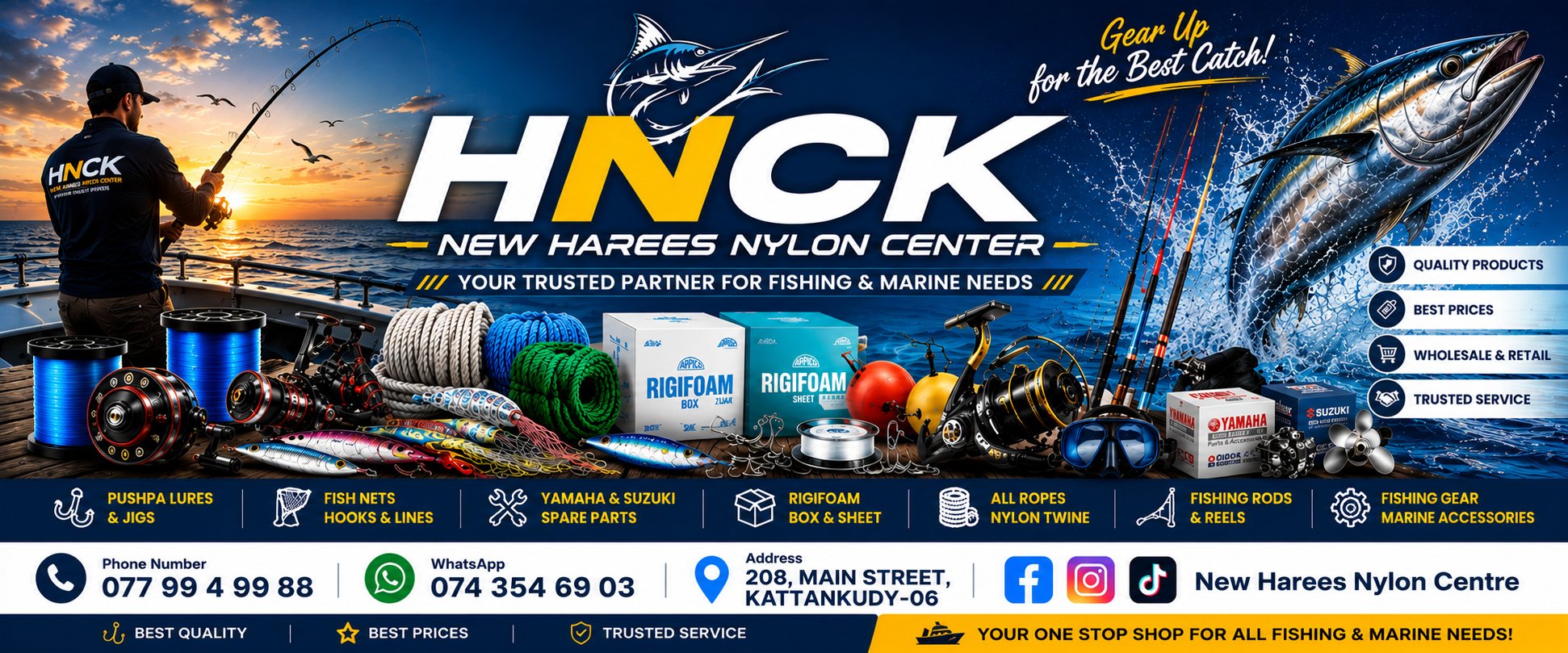 New Harees Nylon Centre - HNCK banner