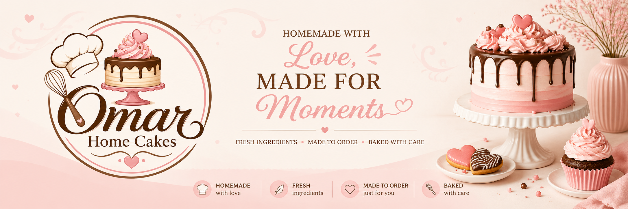 Omar home cakes banner